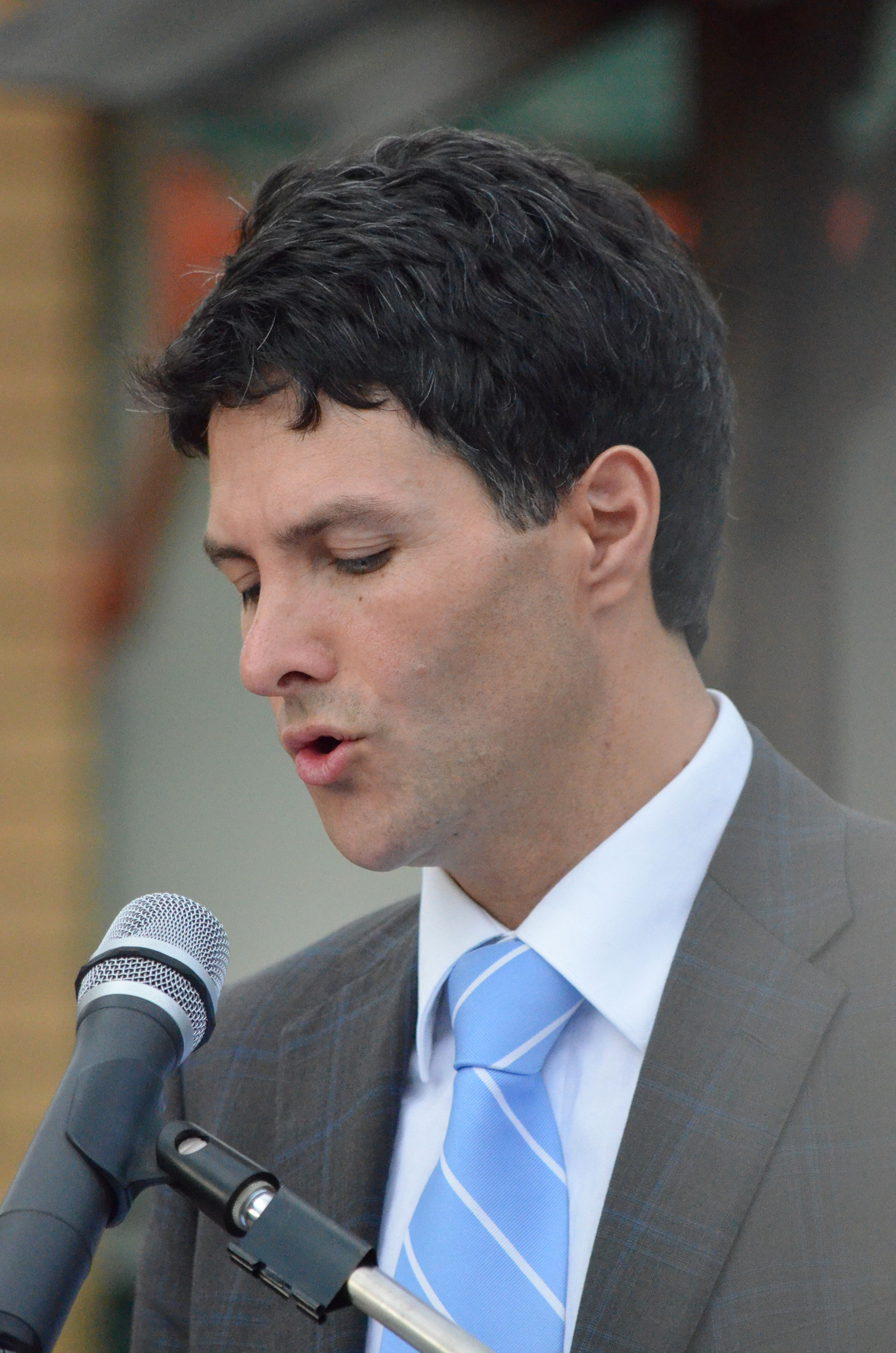 03 Victor Dominello MP Giving Address for 70th Commemoration at Lamia Barracks 16 Sept 2011
